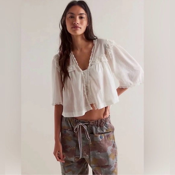 Free People Luna Top Sz M - Picture 4 of 15